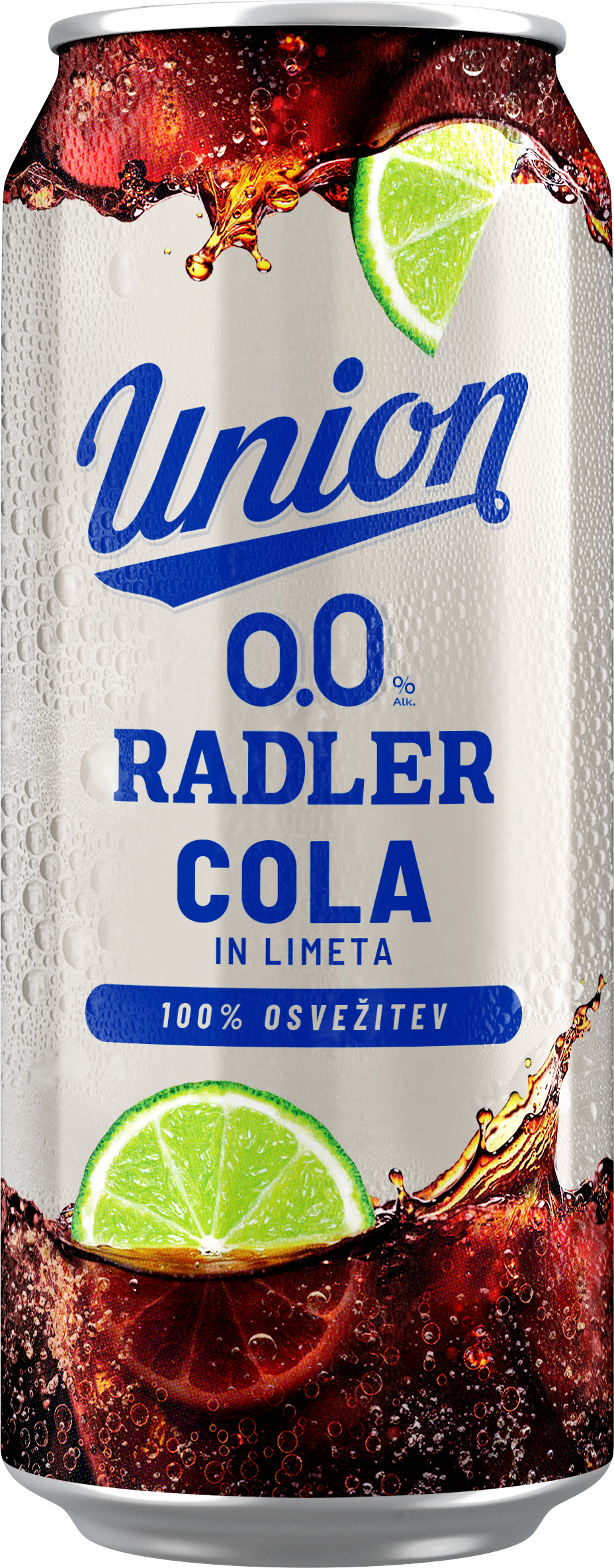 Union Radler 0.0 cola in limeta 0,5 pločevinka